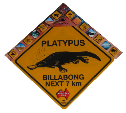 Medium Road Sign - Platypus