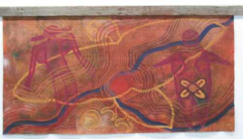 Aboriginal Art - Rivers Flowing Through Me (1998)