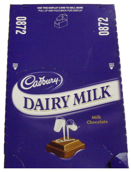 Box: Cadbury Dairy Milk Choc Bar 36x50g