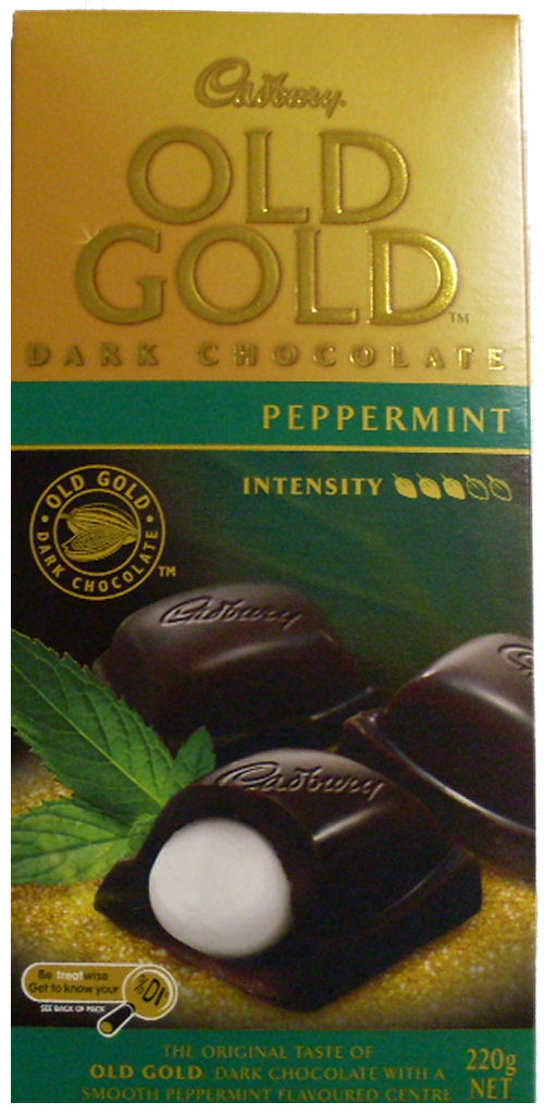 Cadbury Old Gold Dark Peppermint 220g