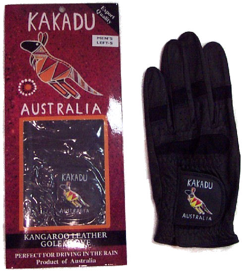 Golf Glove - Kangaroo Leather (Black)