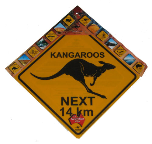 Medium Road Sign - Kangaroo