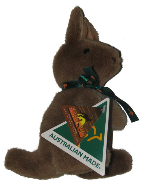 Kangaroo Green Bow 8" (20cm)